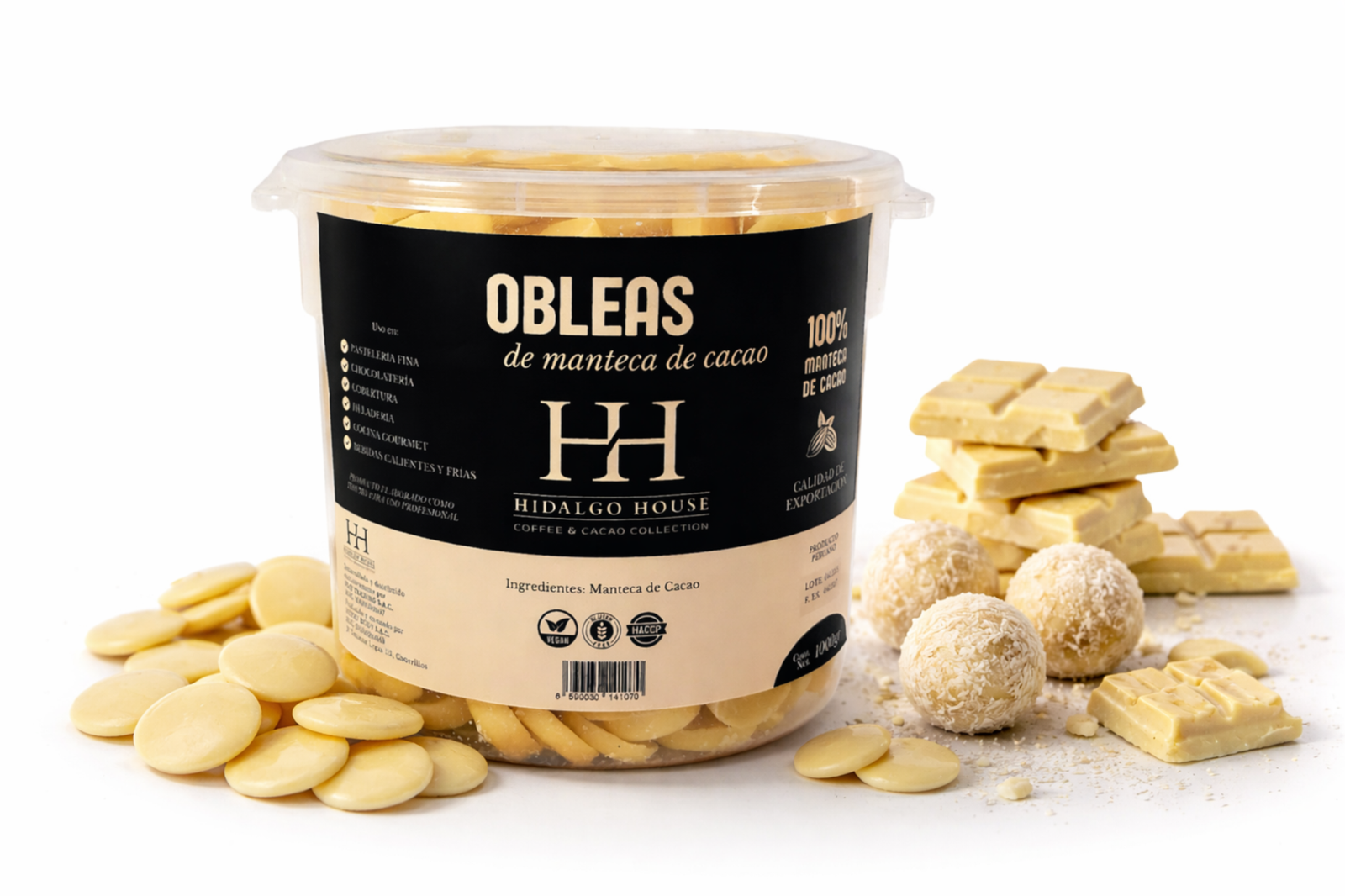 obleas de manteca de cacao 100% | hidalgo house obleas de manteca de cacao 100% | hidalgo house