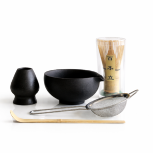 mizu matcha ritual set – black